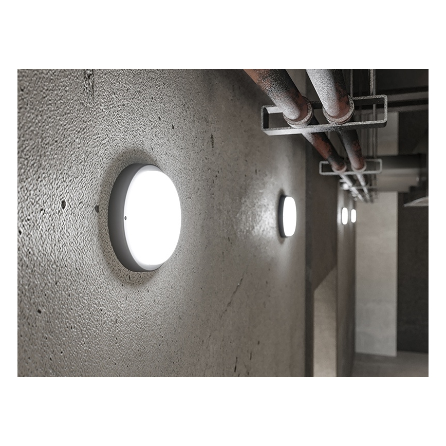 LED-ulkoseinävalaisin LED/18W/230V IP54 musta