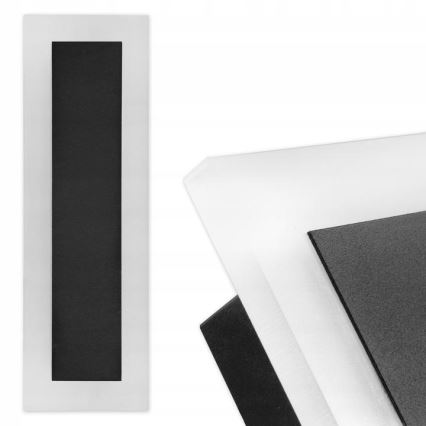 LED Ulkoseinävalaisin LED/19W/230V IP54 musta