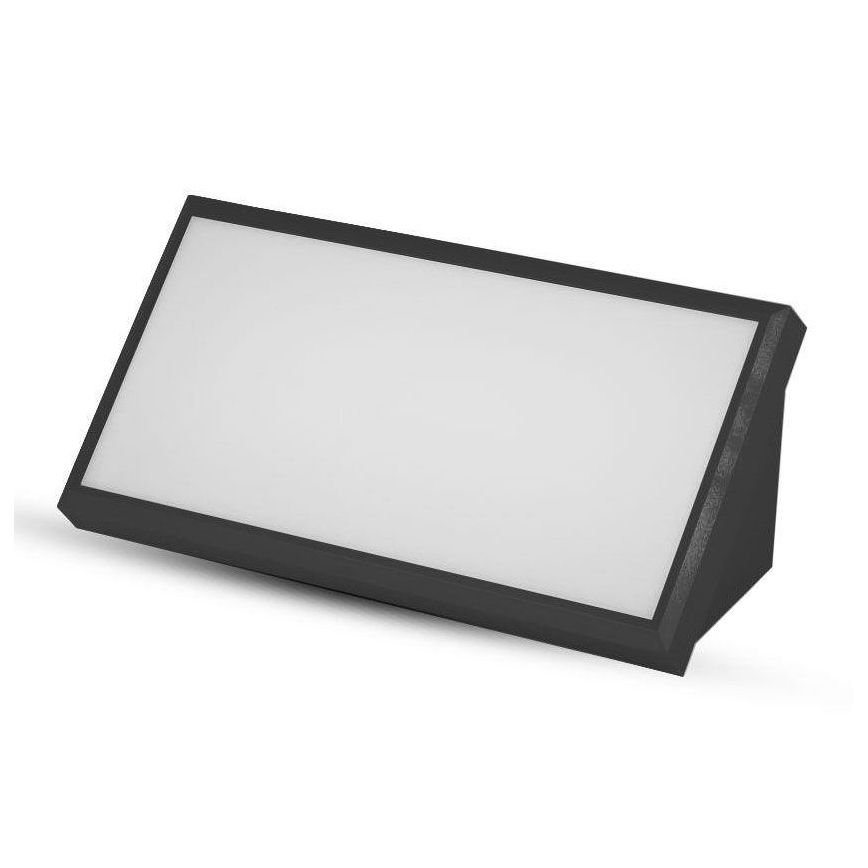 LED-ulkoseinävalaisin LED/20W/230V 3000K IP65 musta