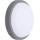 LED-ulkoseinävalaisin LED/20W/230V 4000K IP54 harmaa pyöreä