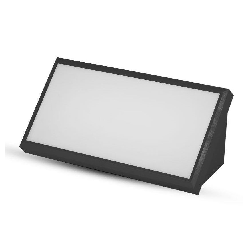 LED-ulkoseinävalaisin LED/20W/230V 6400K IP65 musta
