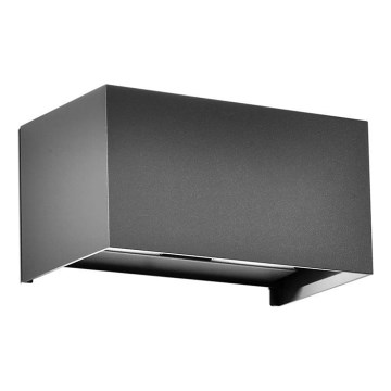 LED-ulkoseinävalaisin LED/24W/230V 3000K IP65 antrasiitti
