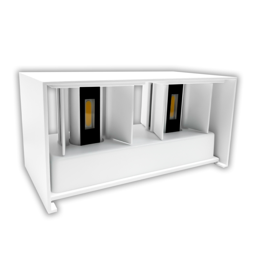 LED Ulkoseinävalaisin LED/24W/230V 3000K IP65 valkoinen