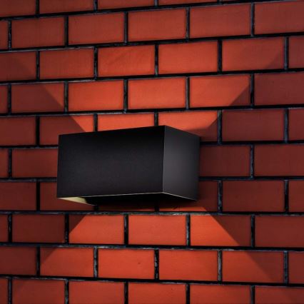 LED ulkoseinävalaisin LED/24W/230V 4000K IP65 antrasiitti