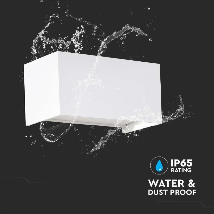 LED ulkoseinävalaisin LED/24W/230V 4000K IP65 valkoinen