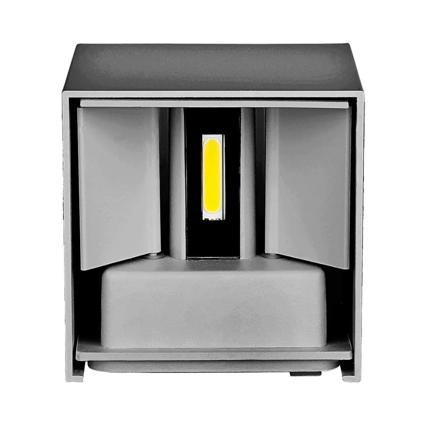 LED ulkoseinävalaisin LED/5W/230V 3000K IP65 harmaa
