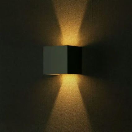 LED ulkoseinävalaisin LED/5W/230V 4000K IP65 harmaa