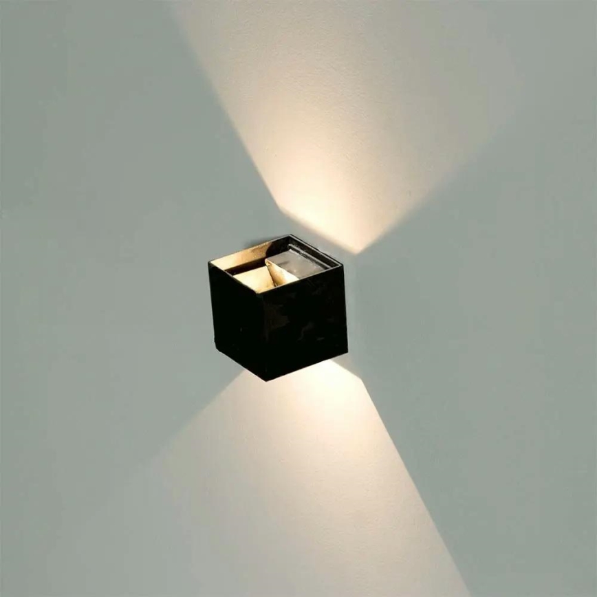 LED ulkoseinävalaisin LED/5W/230V 4000K IP65 musta