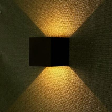 LED ulkoseinävalaisin LED/5W/230V 4000K IP65 musta