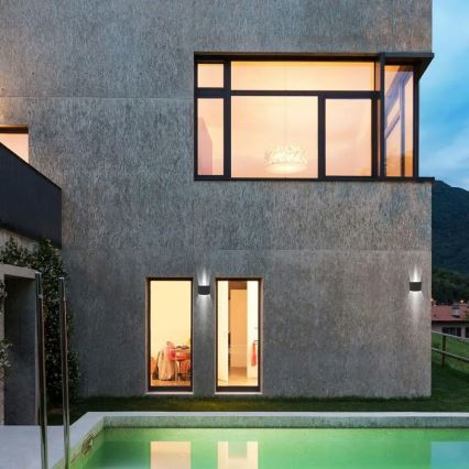 LED ulkoseinävalaisin LED/6W/230V 4000K IP65 musta