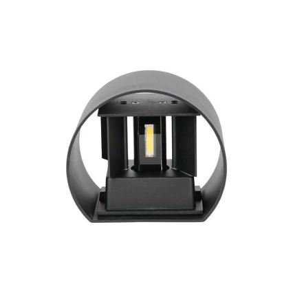 LED ulkoseinävalaisin LED/6W/230V 4000K IP65 musta