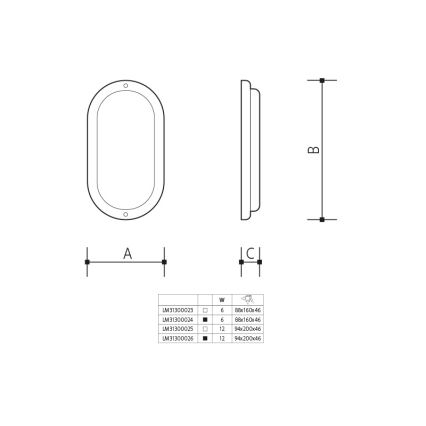 LED-ulkoseinävalaisin LED/6W/230V IP54 valkoinen