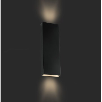 LED-ulkoseinävalaisin LED/8W/230V 4000K IP65 musta