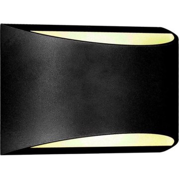 LED-ulkoseinävalaisin LED/9W/230V 4000K IP54 musta
