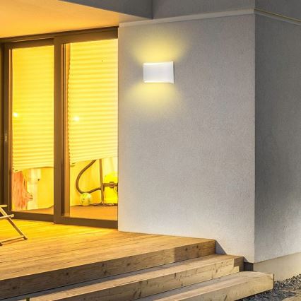 LED-ulkoseinävalaisin LED/9W/230V 4000K IP54 valkoinen
