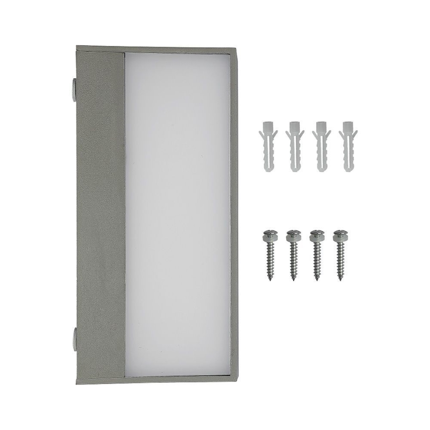 LED Ulkoseinävalaisin LED/9W/230V 6500K IP65