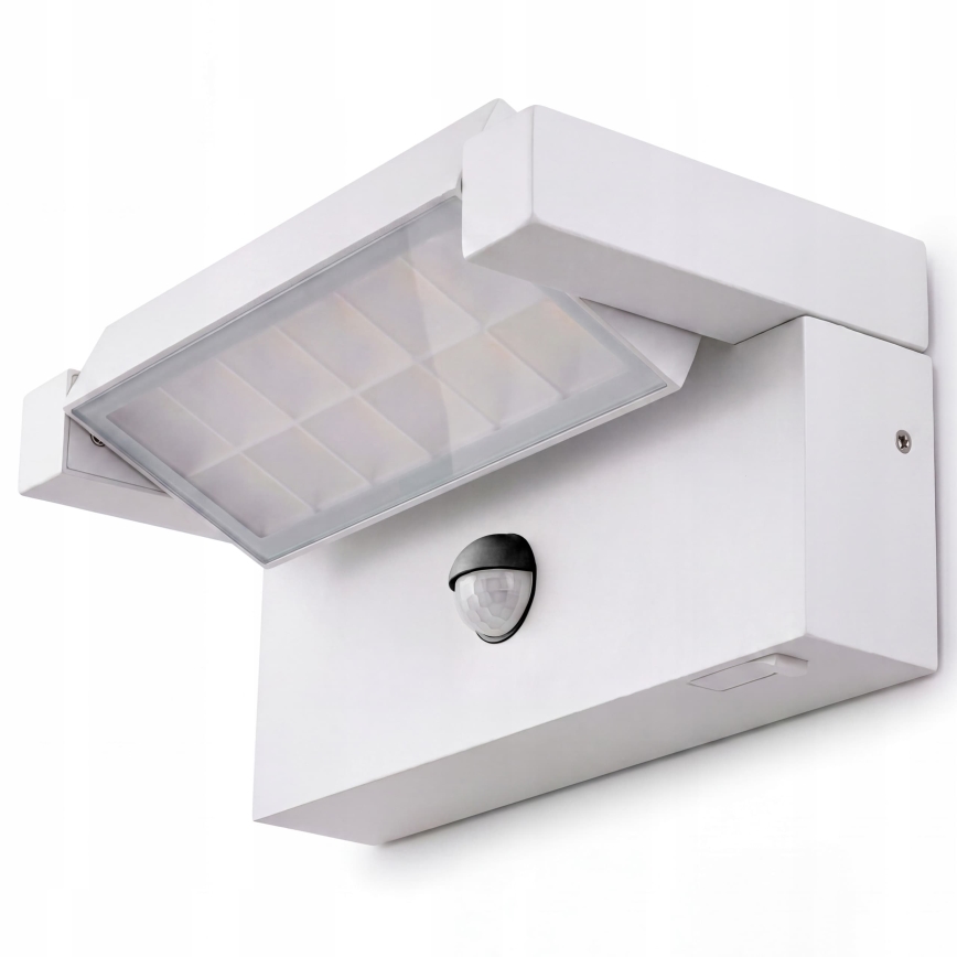LED ulkoseinävalaisin liiketunnistimella ja hämäräkytkimellä LED/25W/230V 3000/4000/6500K IP54 valkoinen