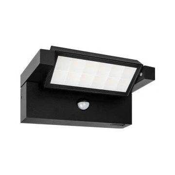 LED ulkoseinävalaisin liiketunnistimella ja hämäräkytkimellä LED/20W/230V 3000/4000/6500K IP54 musta