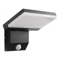 LED-ulkoseinävalaisin liiketunnistimella LED/18W/230V IP44 musta