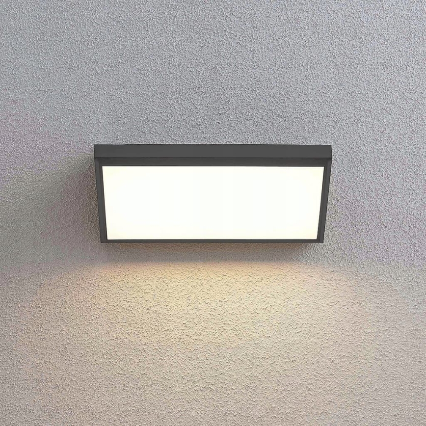 LED-ulkovalaisin liiketunnistimella LED/20W/230V IP65 harmaa