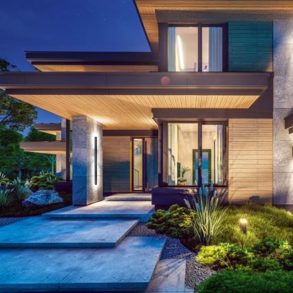 LED-ulkoseinävalaisin MIRANA LED/25W/230V 4000K IP44 120 cm musta