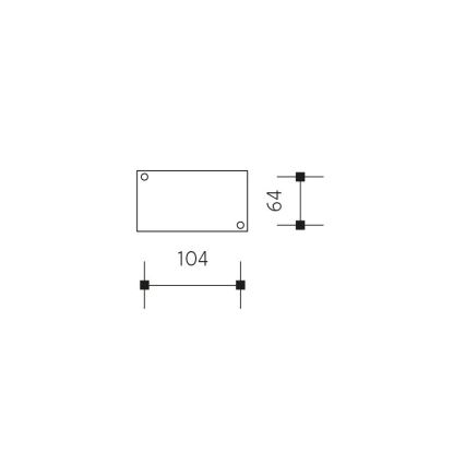LED-ulkoseinävalaisin NATURA LED/12W/230V 4000K IP65 ruskea/antrasiitti