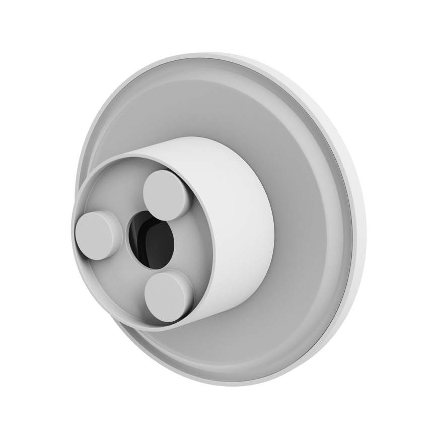 LED-ulkoseinävalaisin PIATTA LED/12W/230V 3000/4000/6000K halkaisija 18 cm IP44 valkoinen