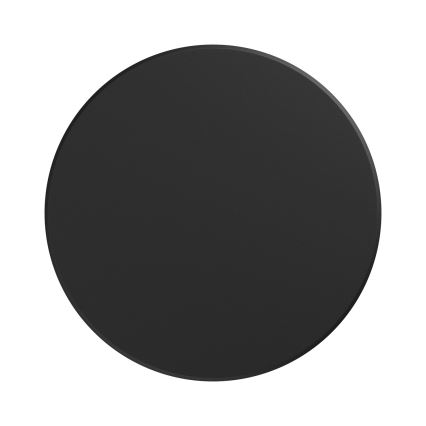 LED Ulkoseinävalaisin PIATTA LED/9W/230V 3000/4000/6000K Ø 12 cm IP44 musta