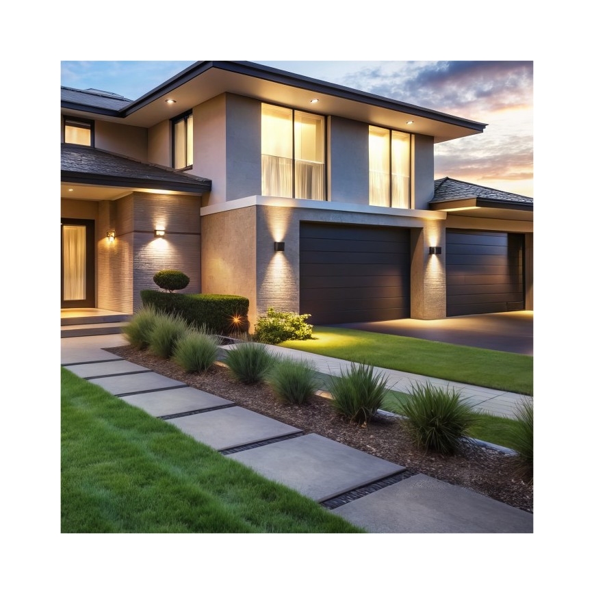 LED-ulkoseinävalaisin QUERK 2xLED/3W/230V 3000K IP54 musta