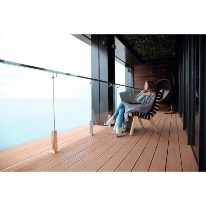 LED-ulkoseinävalaisin REKA LED/7W/230V IP54 antrasiitti