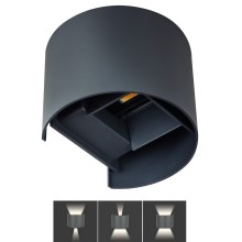 LED-ulkoseinävalaisin REKA LED/7W/230V IP54 musta