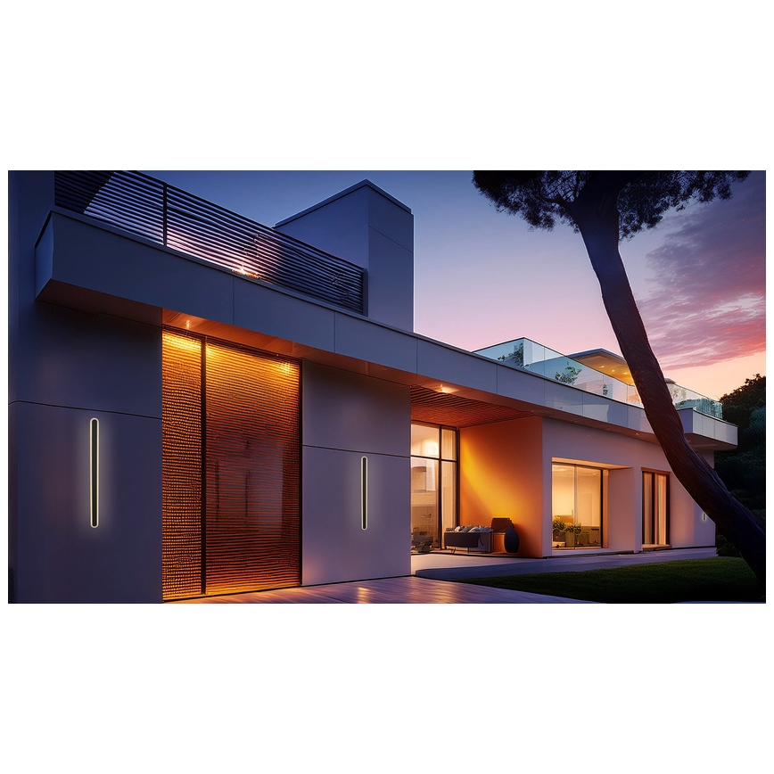 LED-ulkoseinävalaisin STICK LED/12W/230V IP65 3000K 60 cm