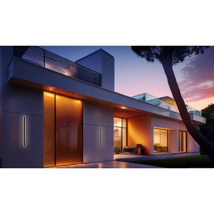 LED-ulkoseinävalaisin STICK LED/36W/230V IP65 3000K 120 cm