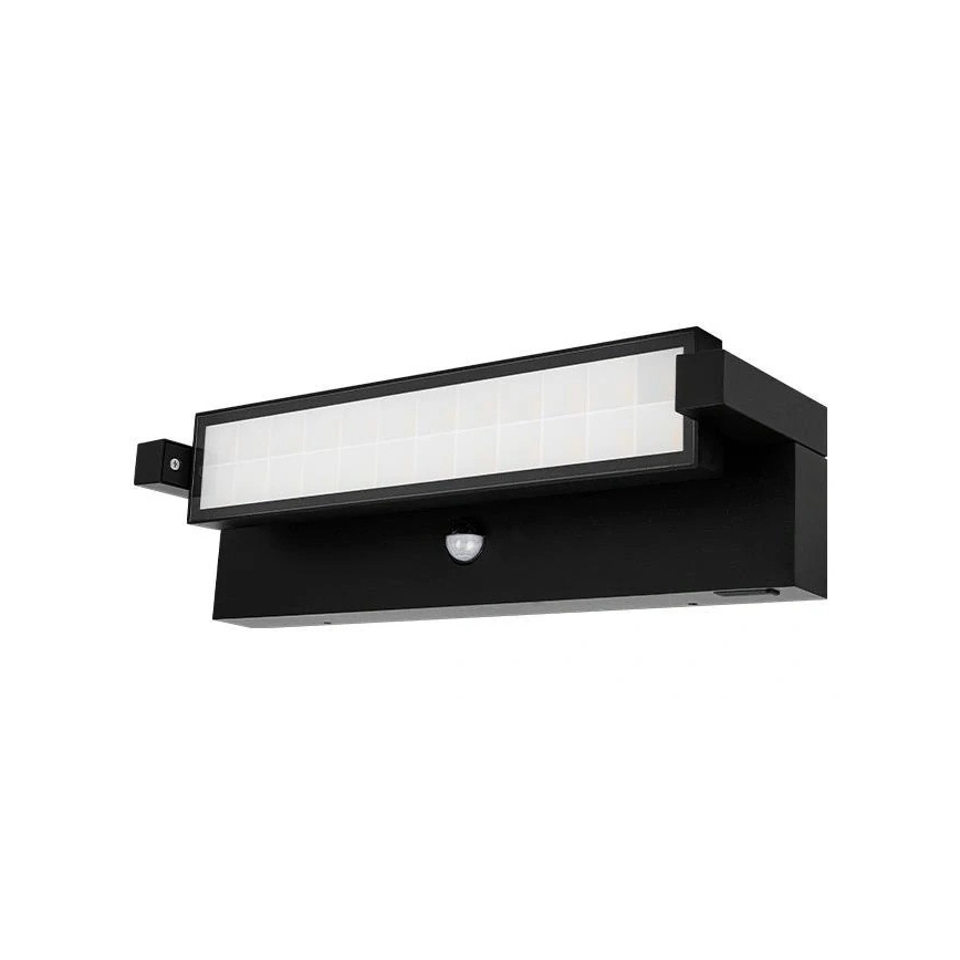 LED-ulkoseinävalaisin liiketunnistimella ja hämäräkytkimellä LED/36W/230V 3000/4000/6500K IP54 musta