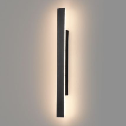 LED-ulkoseinävalaisin WOW LED/11W/230V 3000/4000/6000K 60 cm IP54 musta