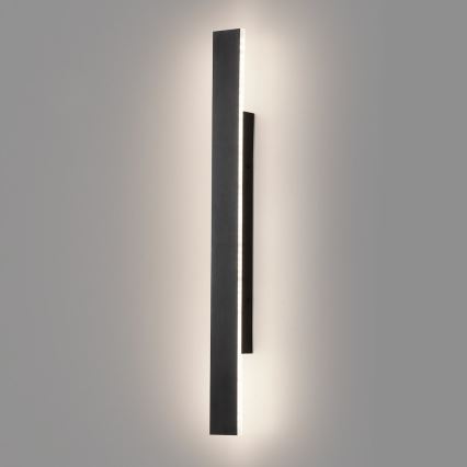 LED-ulkoseinävalaisin WOW LED/11W/230V 3000/4000/6000K 60 cm IP54 musta