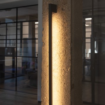 LED Ulkoseinävalaisin YALTE LED/10W/230V 4000K IP54 musta