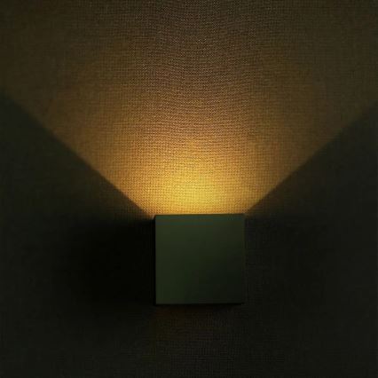 LED Ulkoseinävalo LED/11W/230V 3000K IP65 harmaa