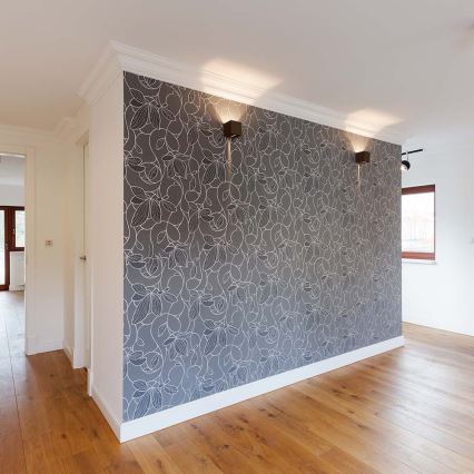 LED Ulkoseinävalo LED/11W/230V 3000K IP65 ruskea