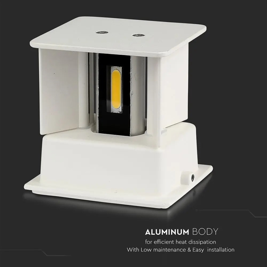 LED Ulkoseinävalo LED/11W/230V 3000K IP65 valkoinen