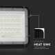 LED Ulkotila himmennettävä aurinko valonheitin LED/10W/3,2V IP65 6400K musta + kauko-ohjaus