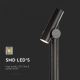 LED Ulkotila flexible lamppu LED/4W/230V 3000K IP44 100 cm musta