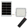 LED Ulkotila himmennettävä aurinko valonheitin LED/6W/3,2V IP65 4000K valkoinen + kauko-ohjaus