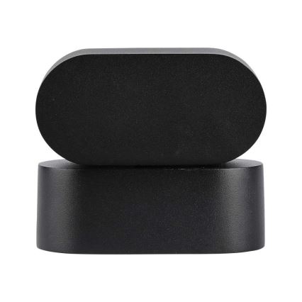 LED Ulkotila joustava seinävalaisin LED/5W/230V 3000K IP65 musta