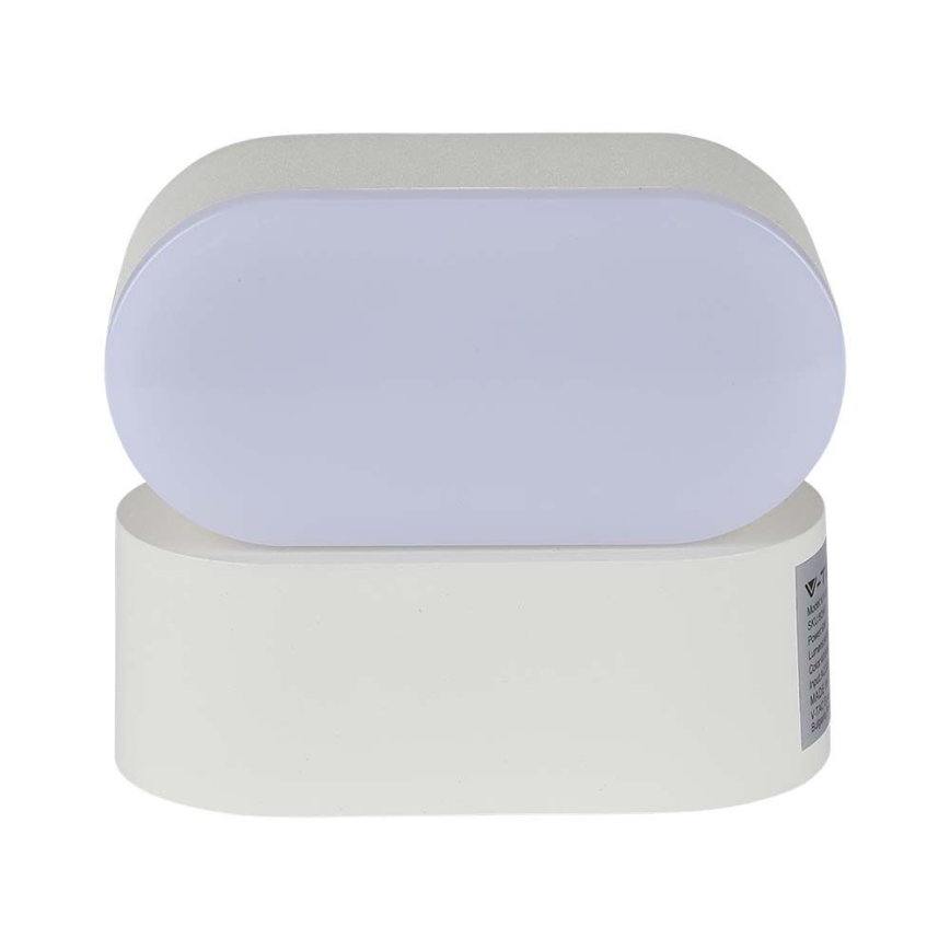 LED Ulkotila joustava seinävalaisin LED/5W/230V 3000K IP65 valkoinen