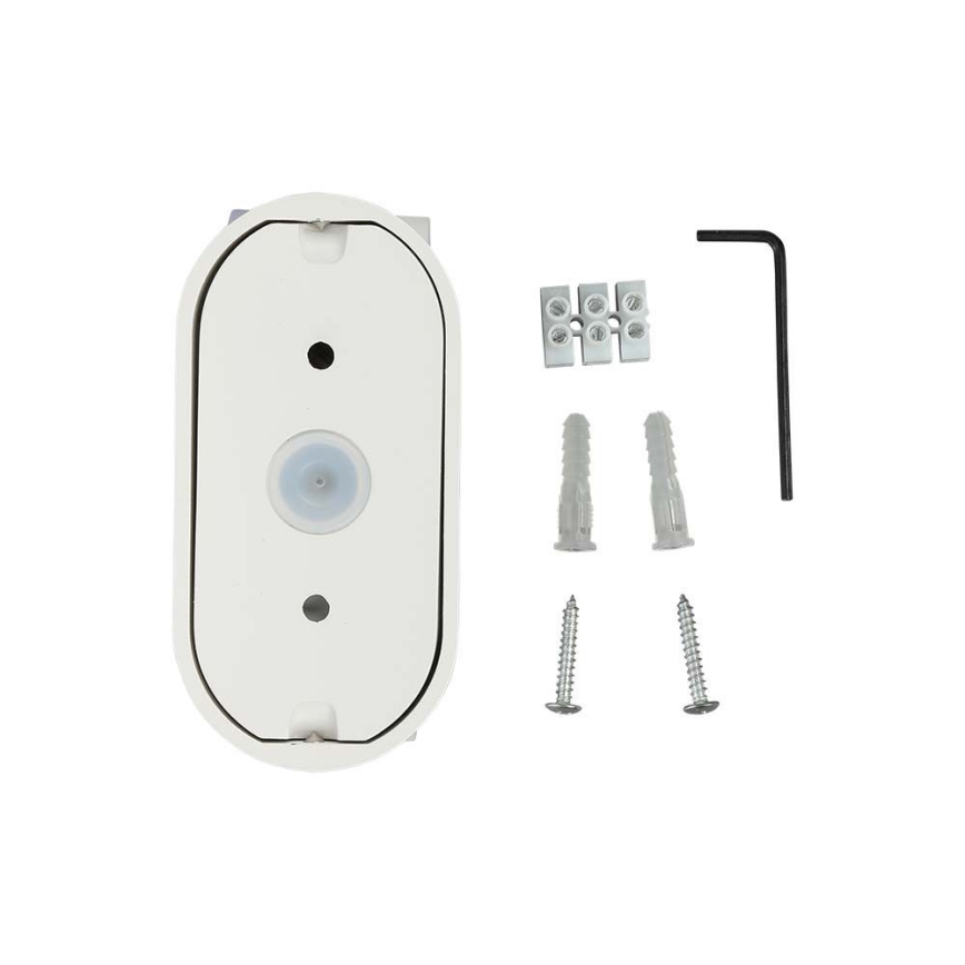 LED Ulkotila joustava seinävalaisin LED/5W/230V 4000K IP65 valkoinen