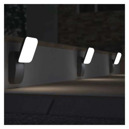 LED Ulkotila joustava seinävalaisin NIKA LED/12,5W/230V IP44