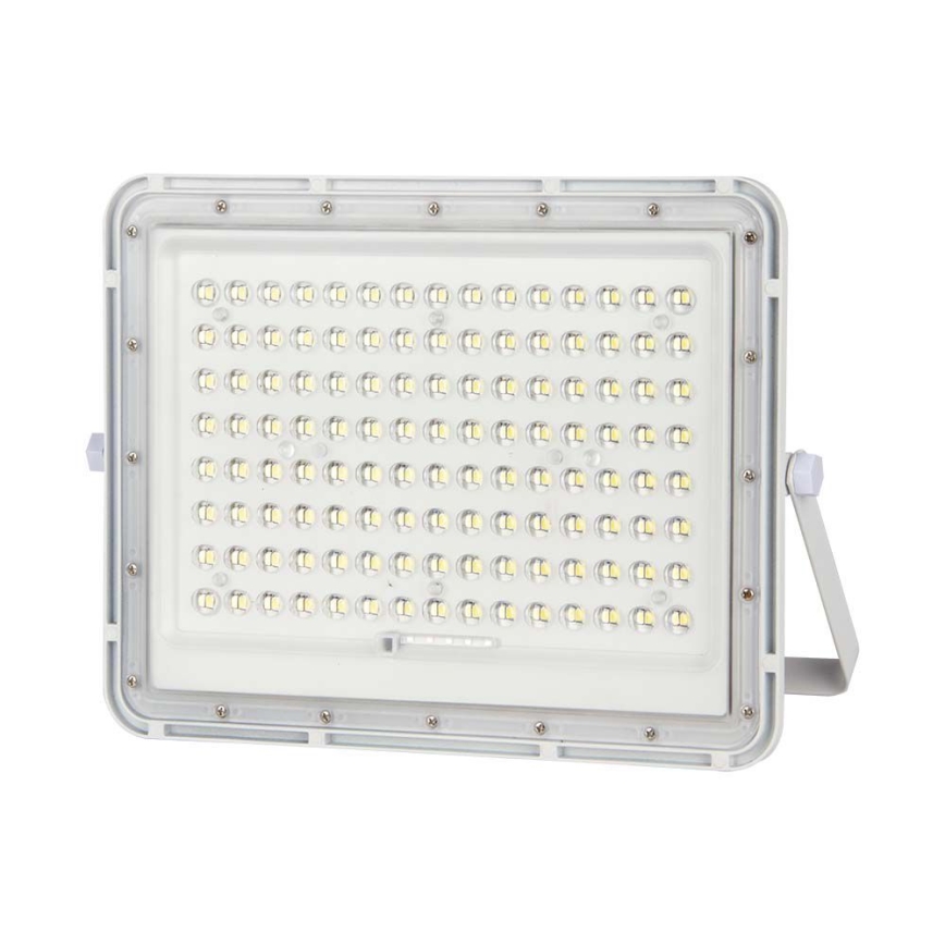 LED Ulkovalaisin aurinkokennolla LED/20W/3,2V 4000K valkoinen IP65 + kaukosäädin