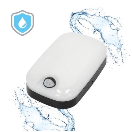 LED Ulkoseinävalaisin liiketunnistimella ja hämäräkytkimellä BAVANO LED/15W/230V 3000/4000/5700K IP54