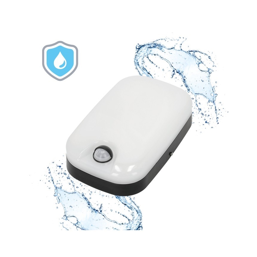 LED Ulkoseinävalaisin liiketunnistimella ja hämäräkytkimellä BAVANO LED/15W/230V 3000/4000/5700K IP54